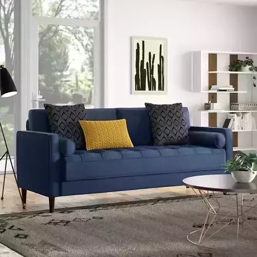 Garren Square Arm Sofa - 2 Colour 3D model