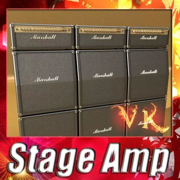 Stage Amplifier High Detail 3D model