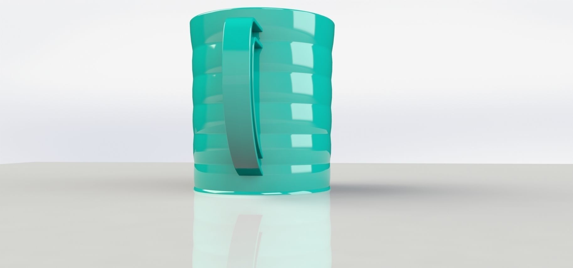 3D Model of  plastic coffee cup 3D model_2