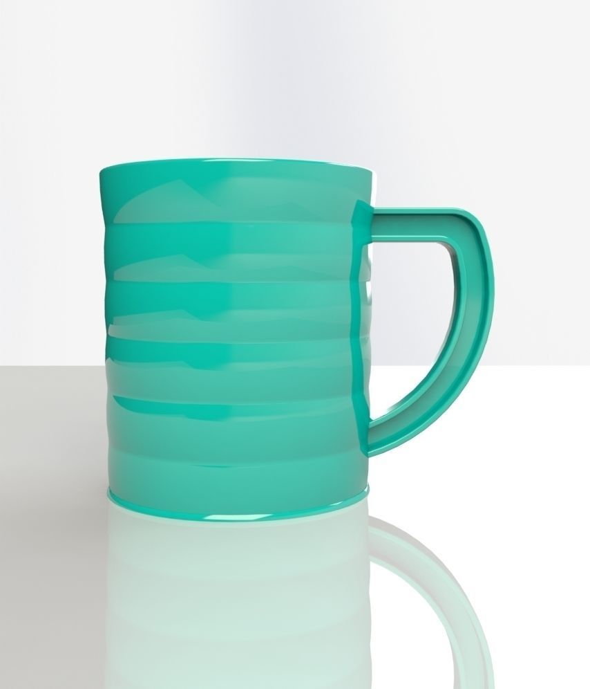 3D Model of  plastic coffee cup 3D model_6