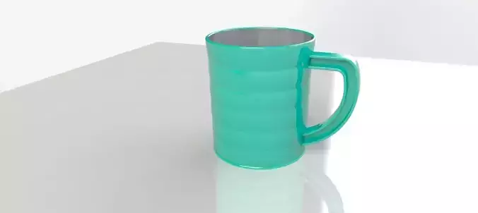 3D Model of  plastic coffee cup