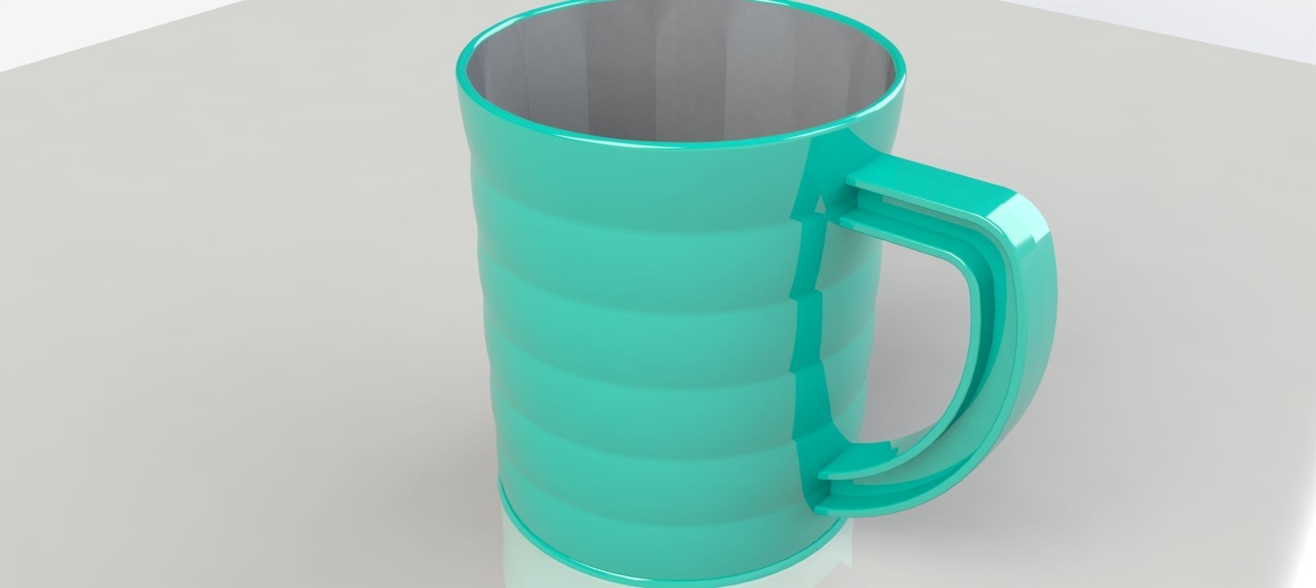 3D Model of  plastic coffee cup 3D model_1