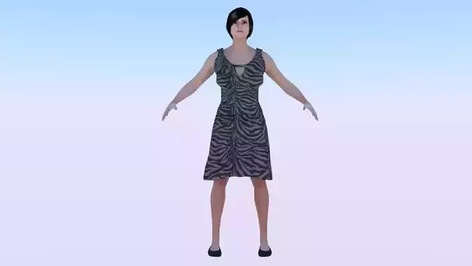 Woman in a Dress 016