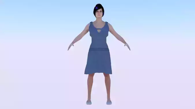 Woman in a Dress 017