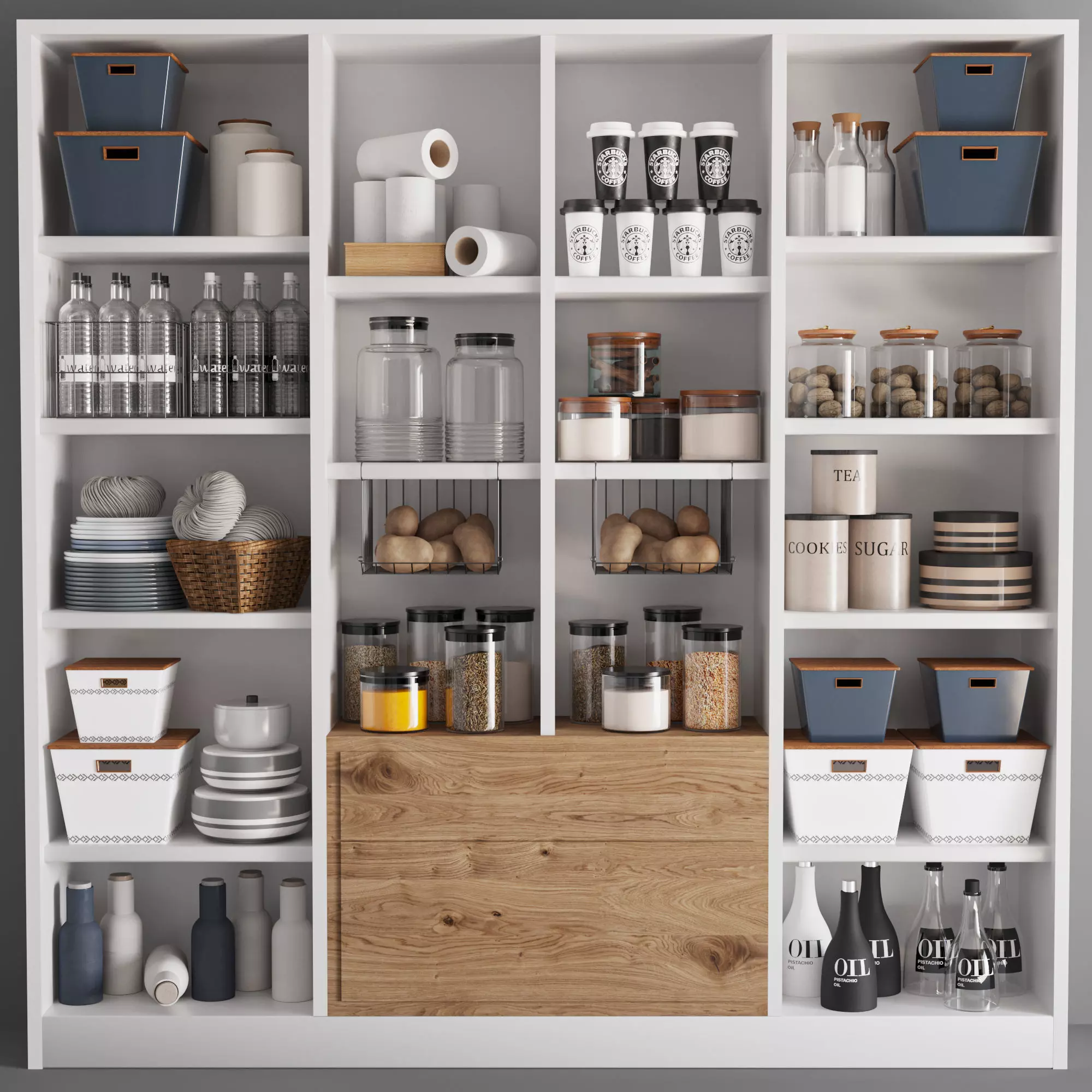 kitchen accessories027 pantry 3D model_0