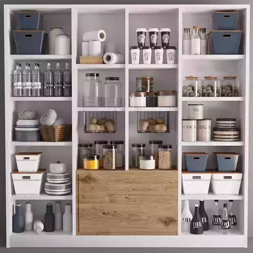 kitchen accessories027 pantry 3D model