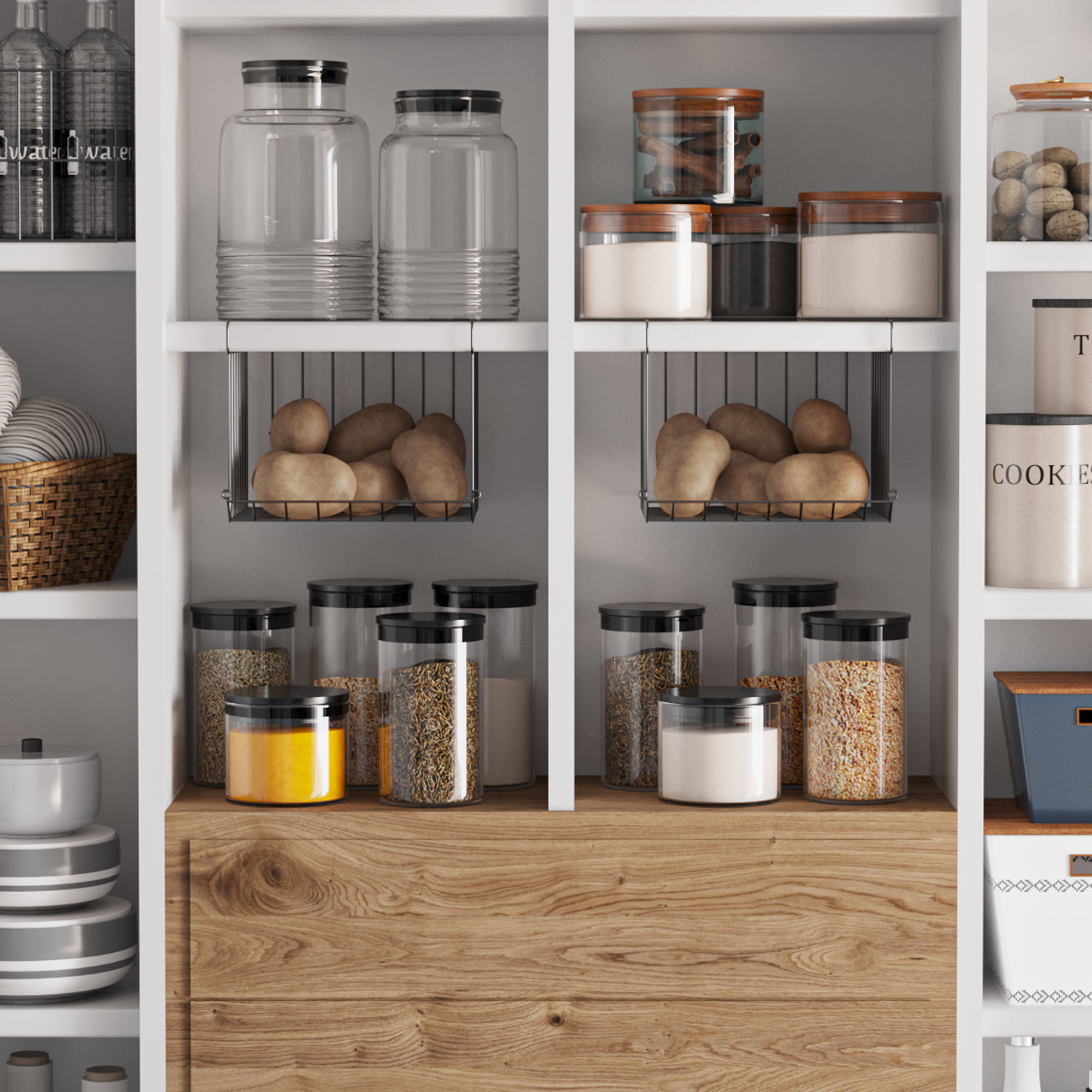 kitchen accessories027 pantry 3D model_4