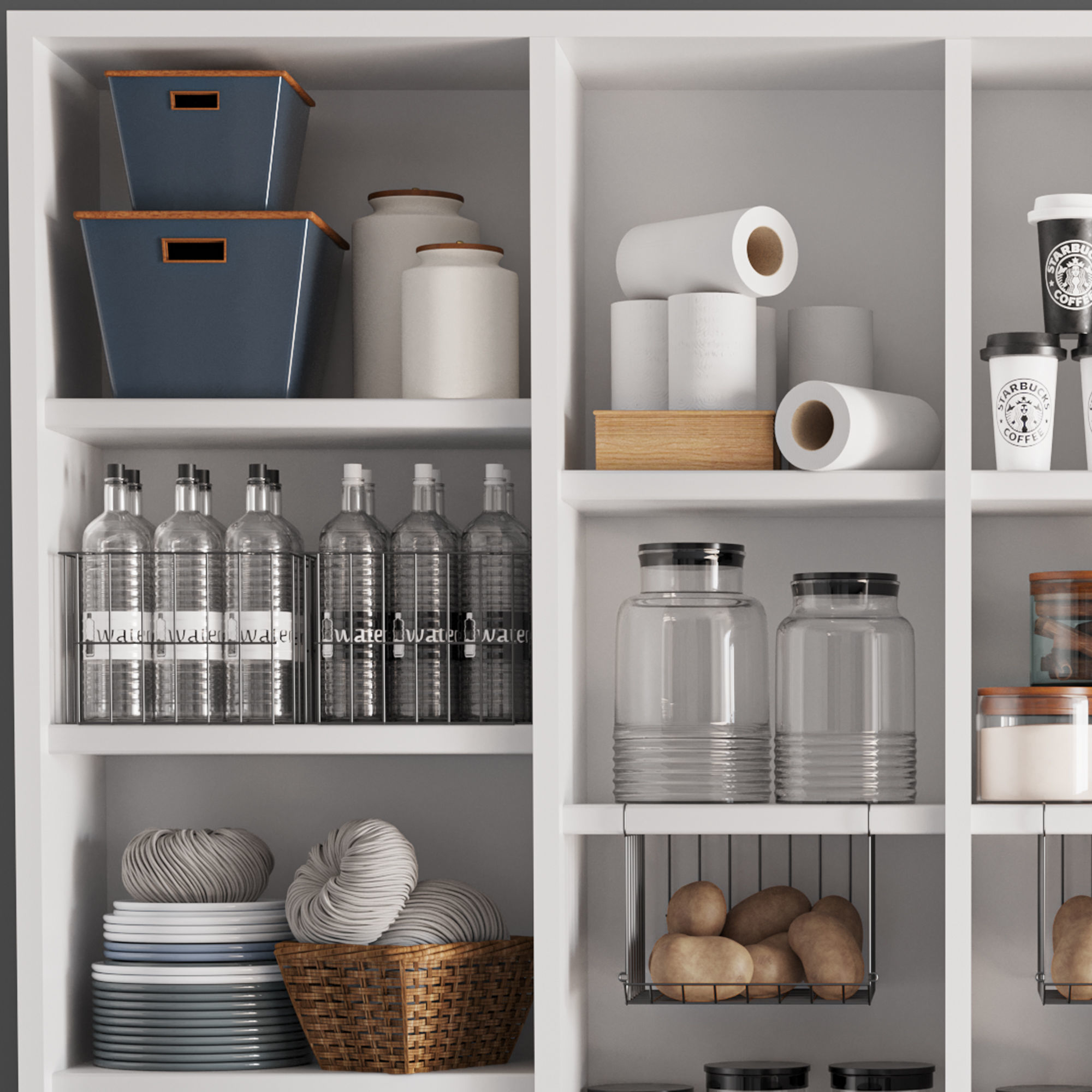 kitchen accessories027 pantry 3D model_3