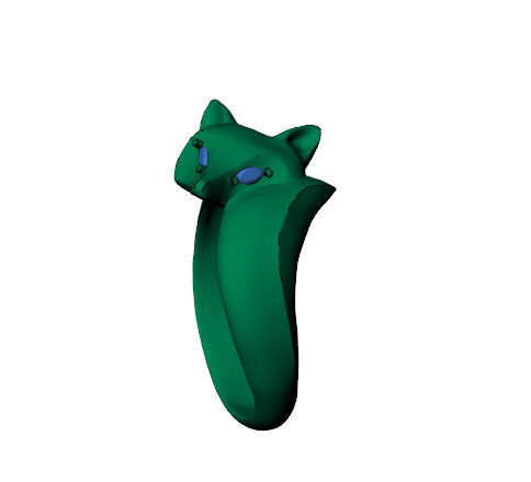 Fox Ring 3D print model_1