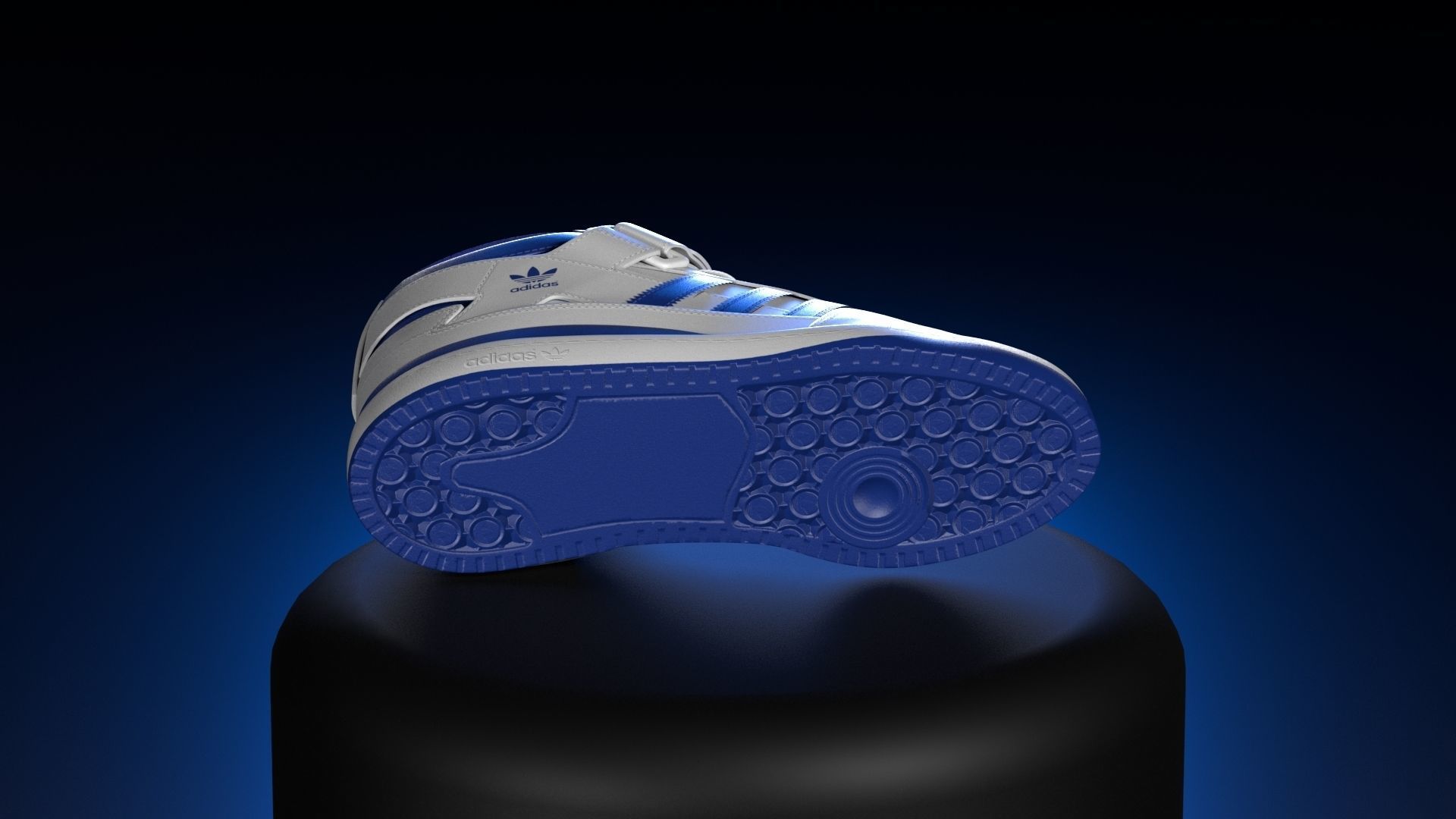 ADIDAS FORUM MID  Low-poly 3D model_14