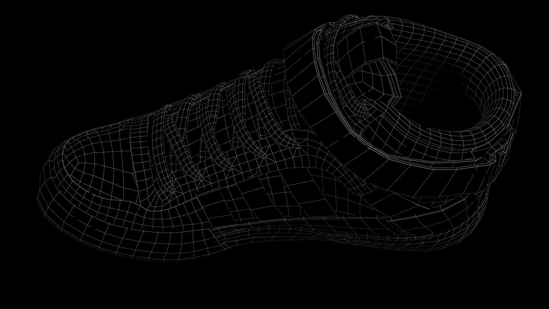ADIDAS FORUM MID  Low-poly 3D model_17