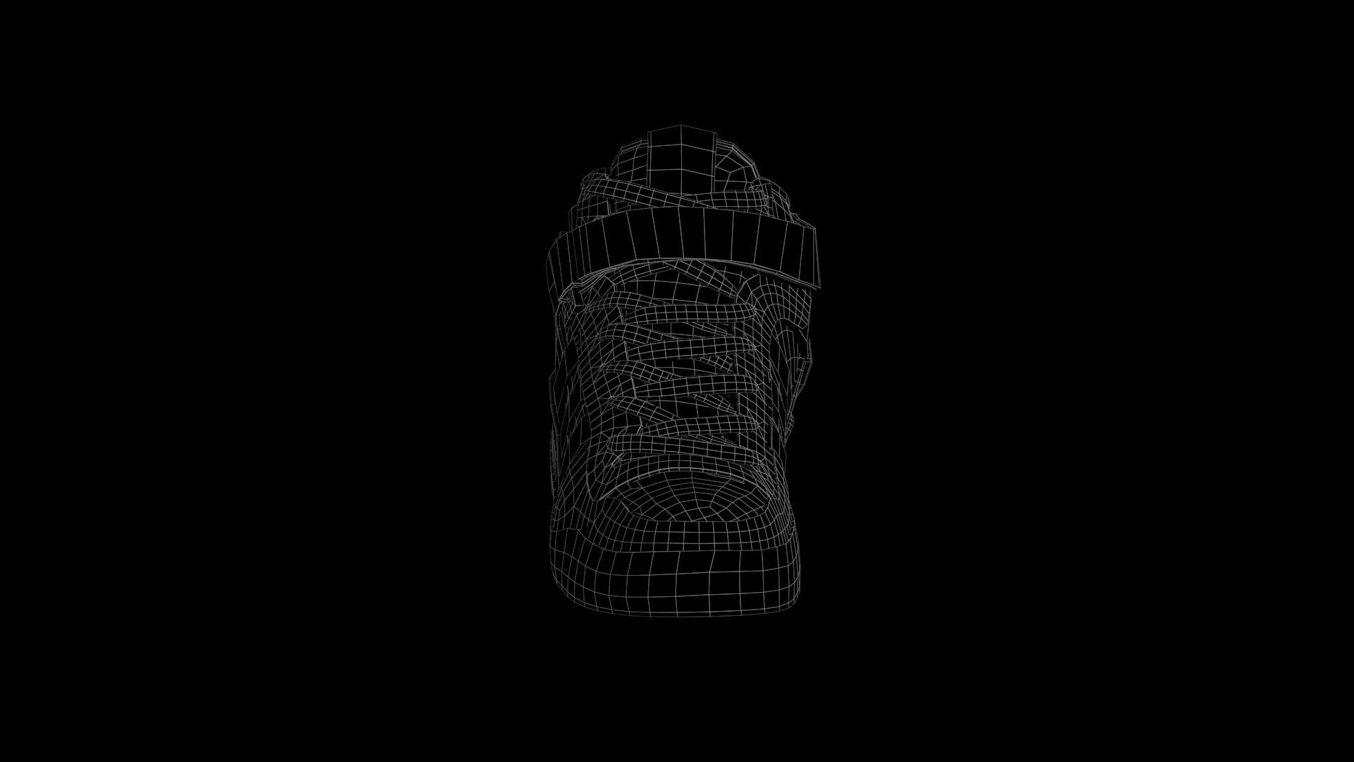 ADIDAS FORUM MID  Low-poly 3D model_13