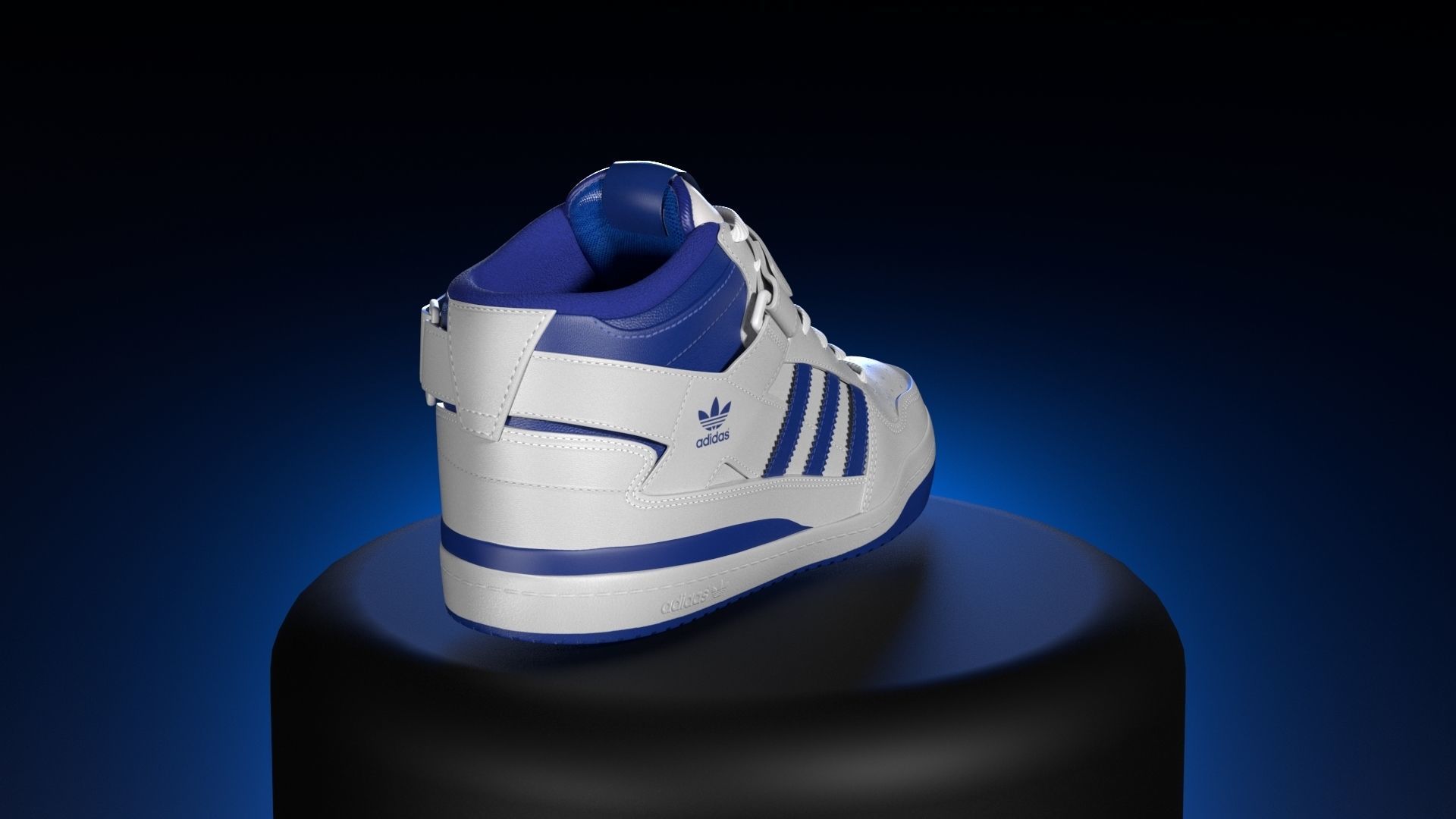 ADIDAS FORUM MID  Low-poly 3D model_10