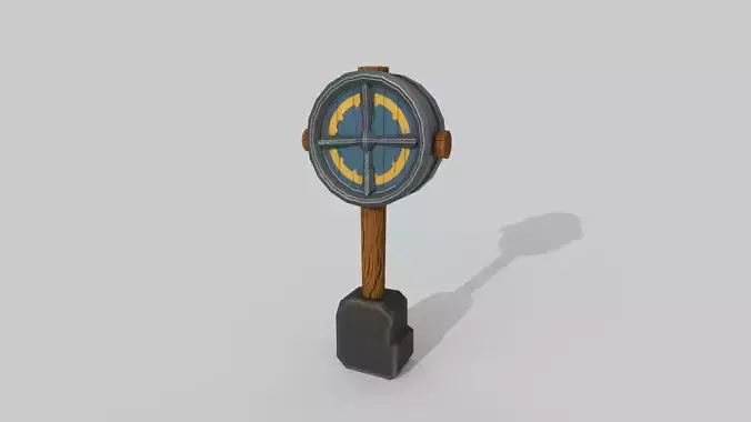 Tombstone wooden sign