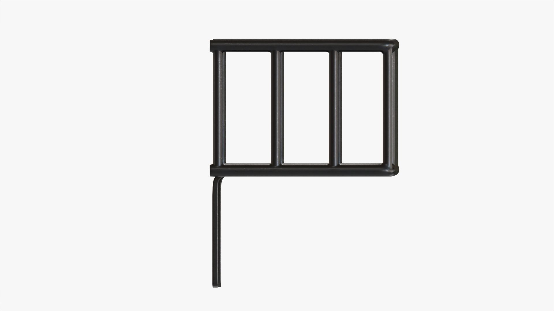 Wall shelf decorative 03 3D model_5