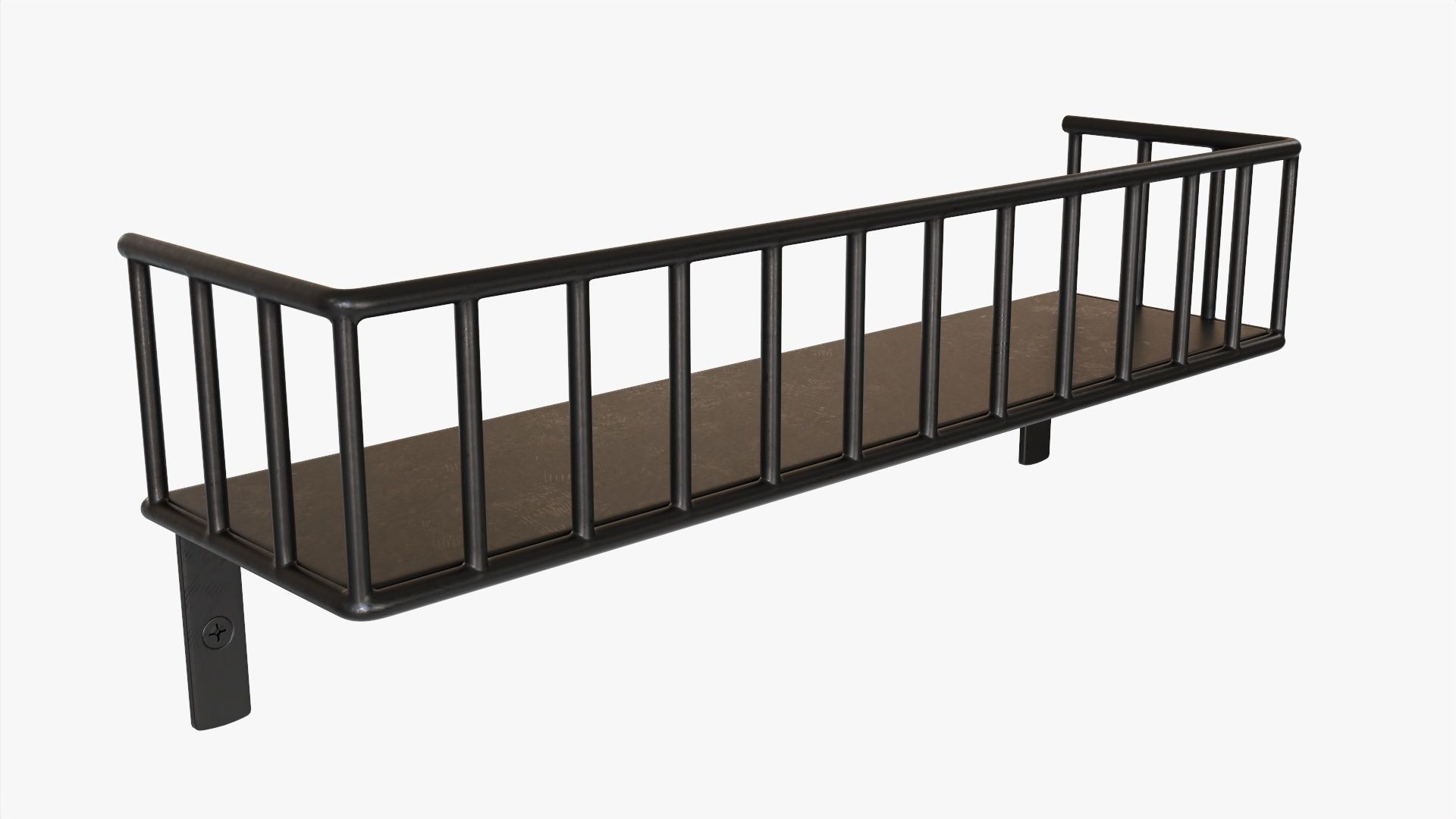 Wall shelf decorative 03 3D model_1