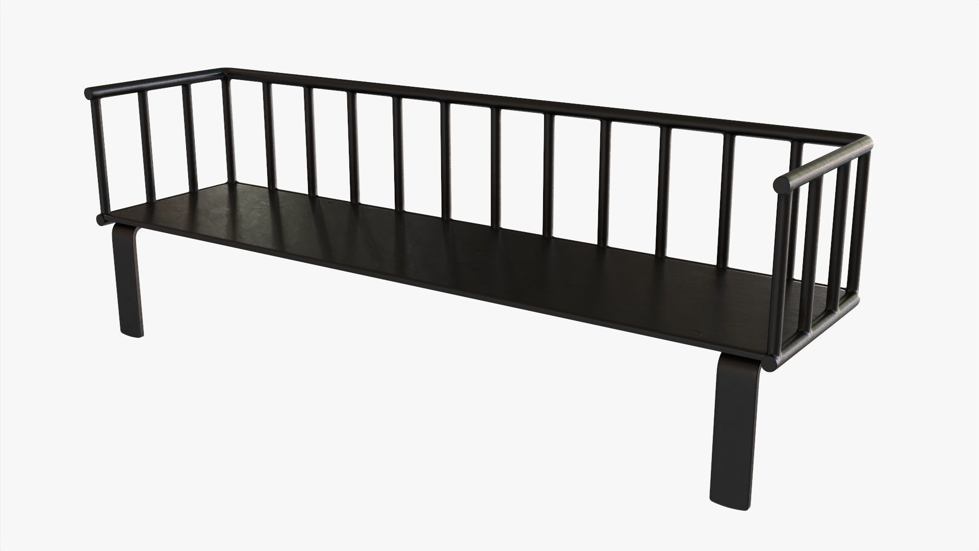 Wall shelf decorative 03 3D model_3