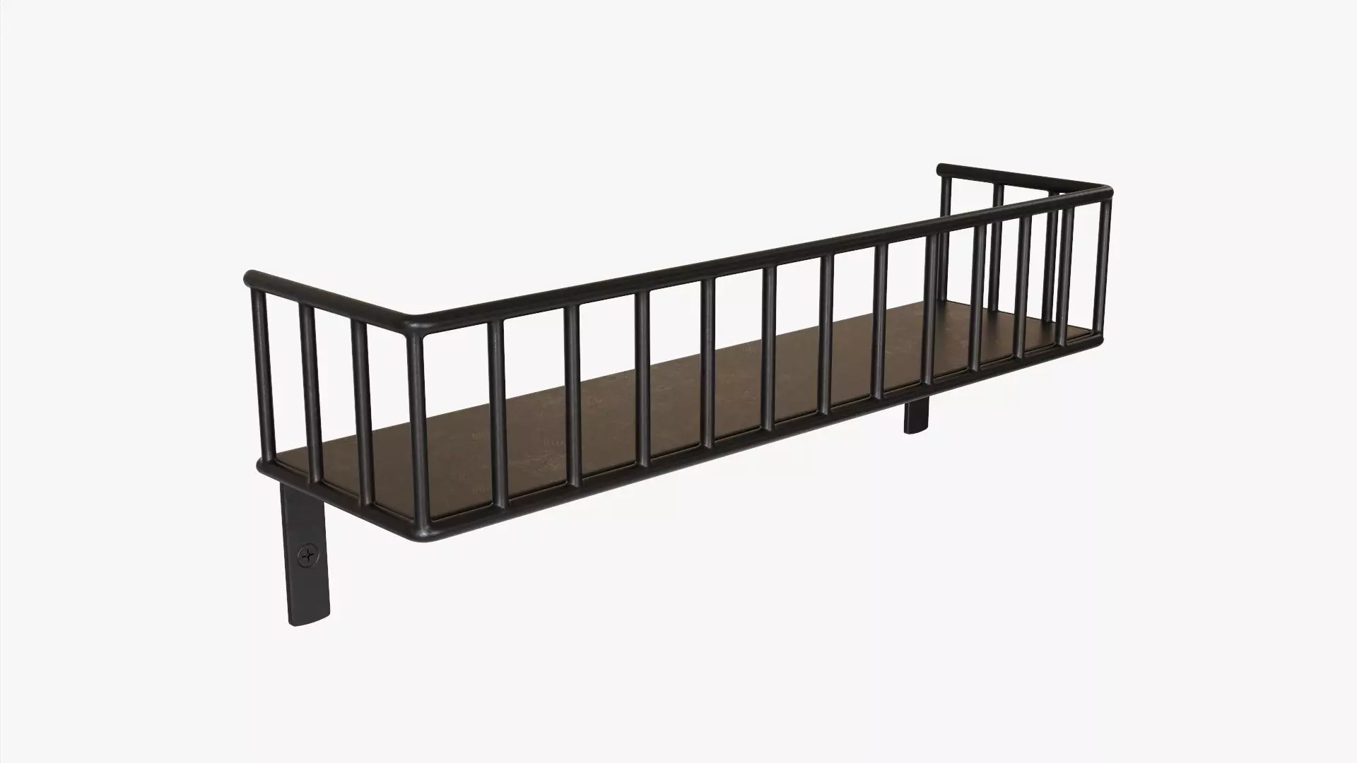 Wall shelf decorative 03 3D model_0