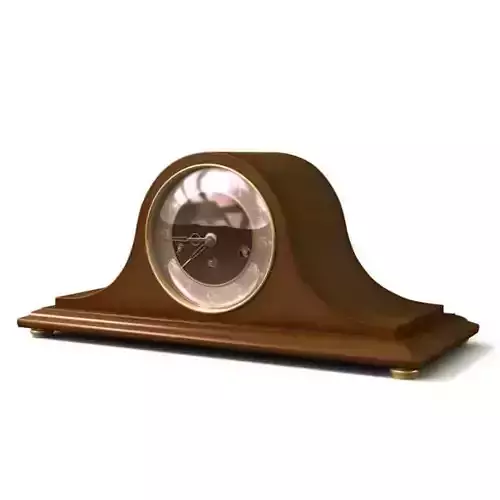 Tambour Style Table Clock 3D model