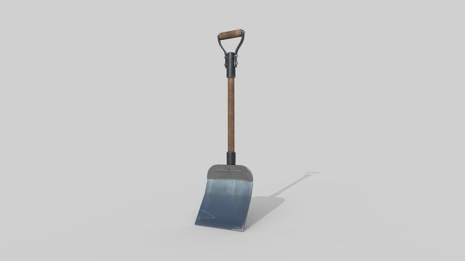 Shovel Low-poly 3D model