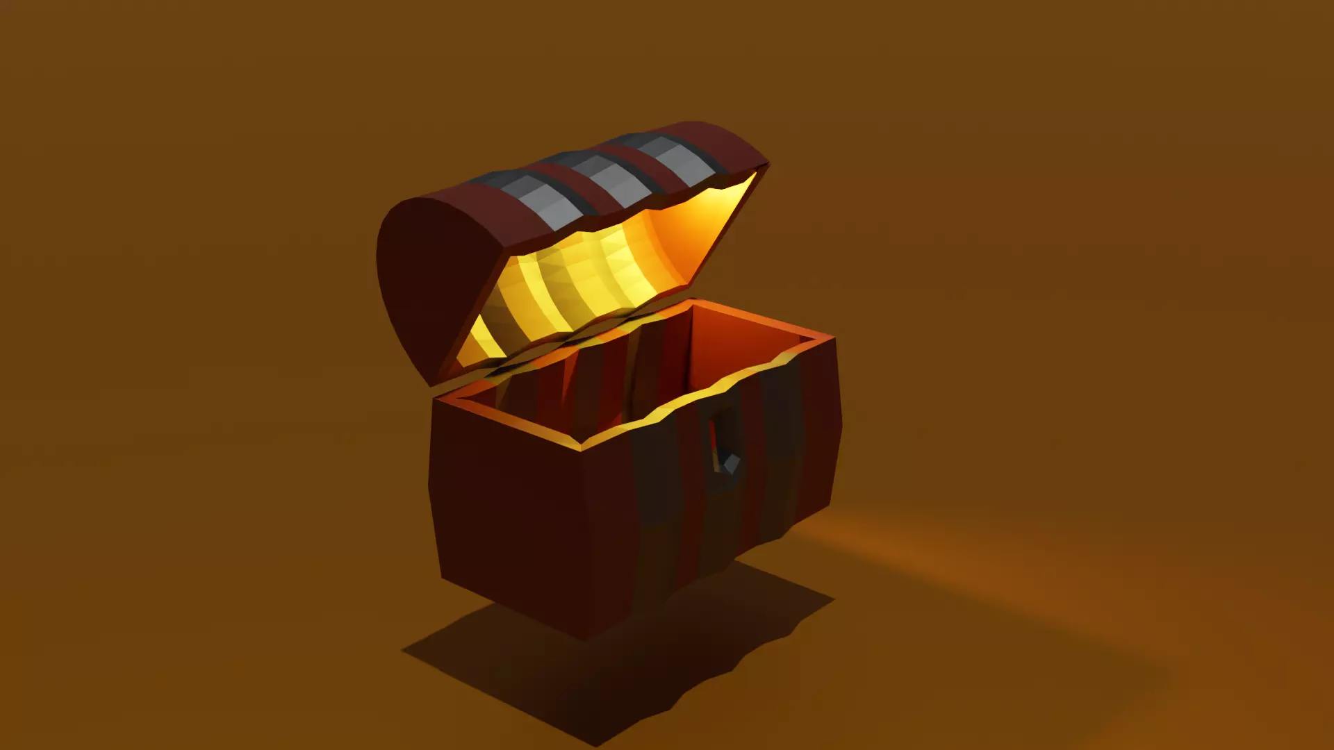 3d box open chest Free 3D model