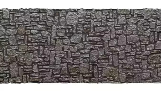 Old Stone Wall Scan