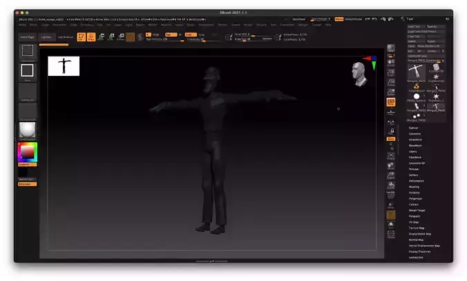 Lowpoly Mafia Man Bomb voyage 