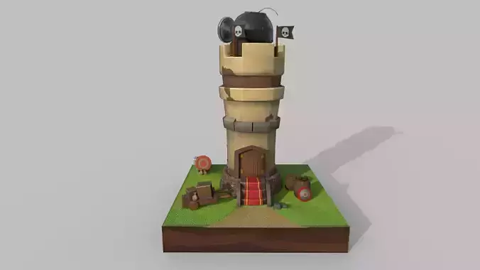 Stylized Tower