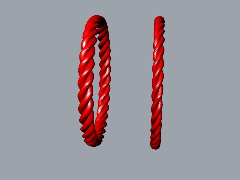 2 styles rope ring stl verified 3D print model_13