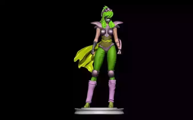 Saint Seiya SHAINA fanart 3D print model