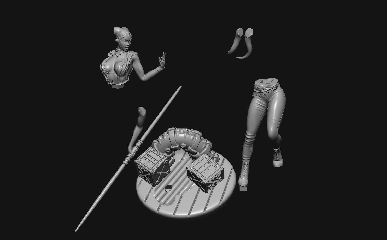 Twilek Jedi shadow Nesra sta 3D print model_2