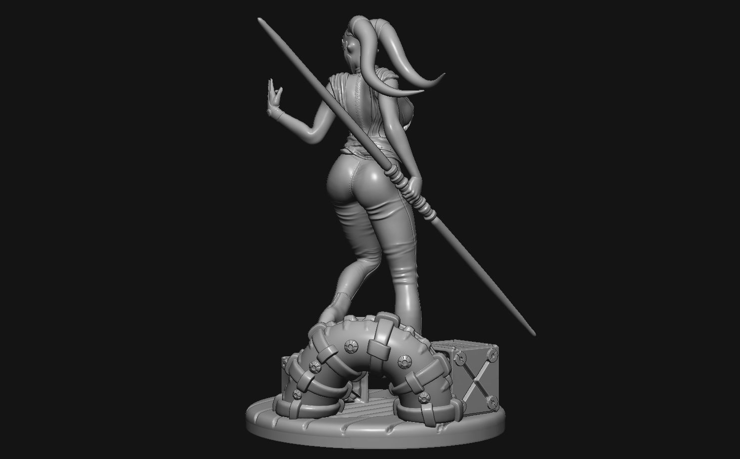 Twilek Jedi shadow Nesra sta 3D print model_5