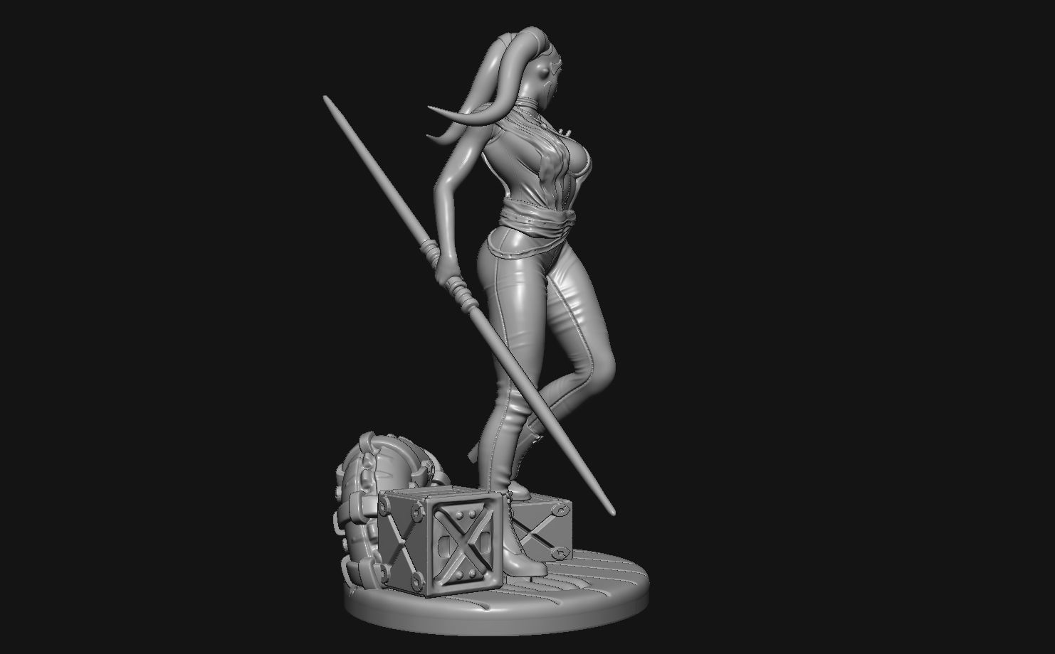 Twilek Jedi shadow Nesra sta 3D print model_7