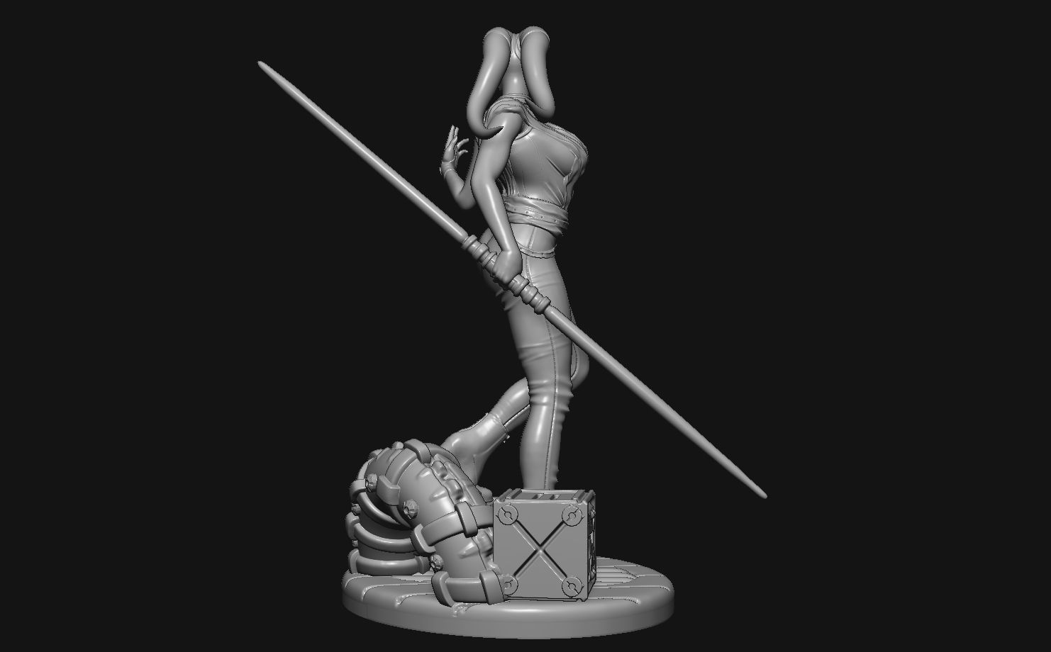 Twilek Jedi shadow Nesra sta 3D print model_6