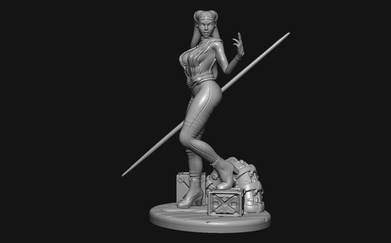 Twilek Jedi shadow Nesra sta 3D print model_1