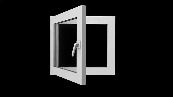 Rigged WC Toilet Window