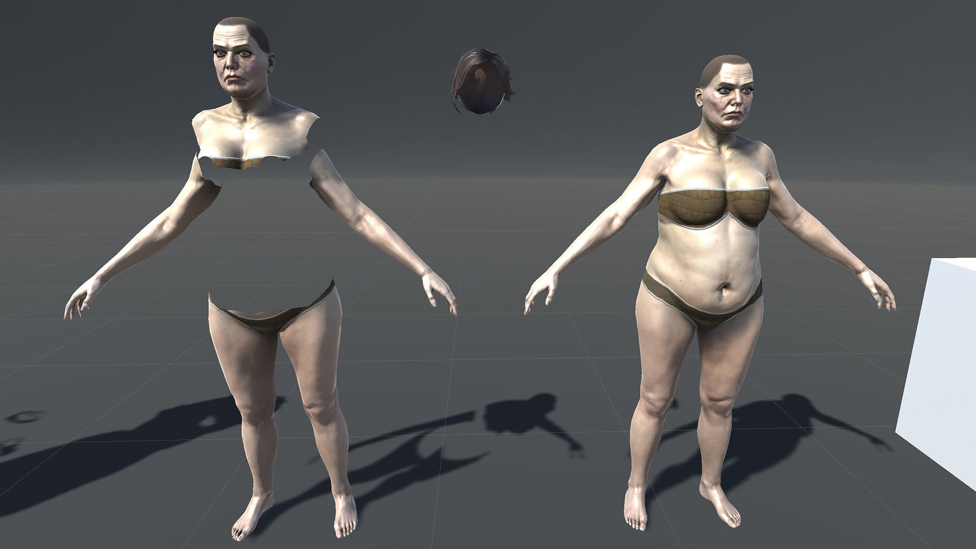 Barmaid Low-poly 3D model_32