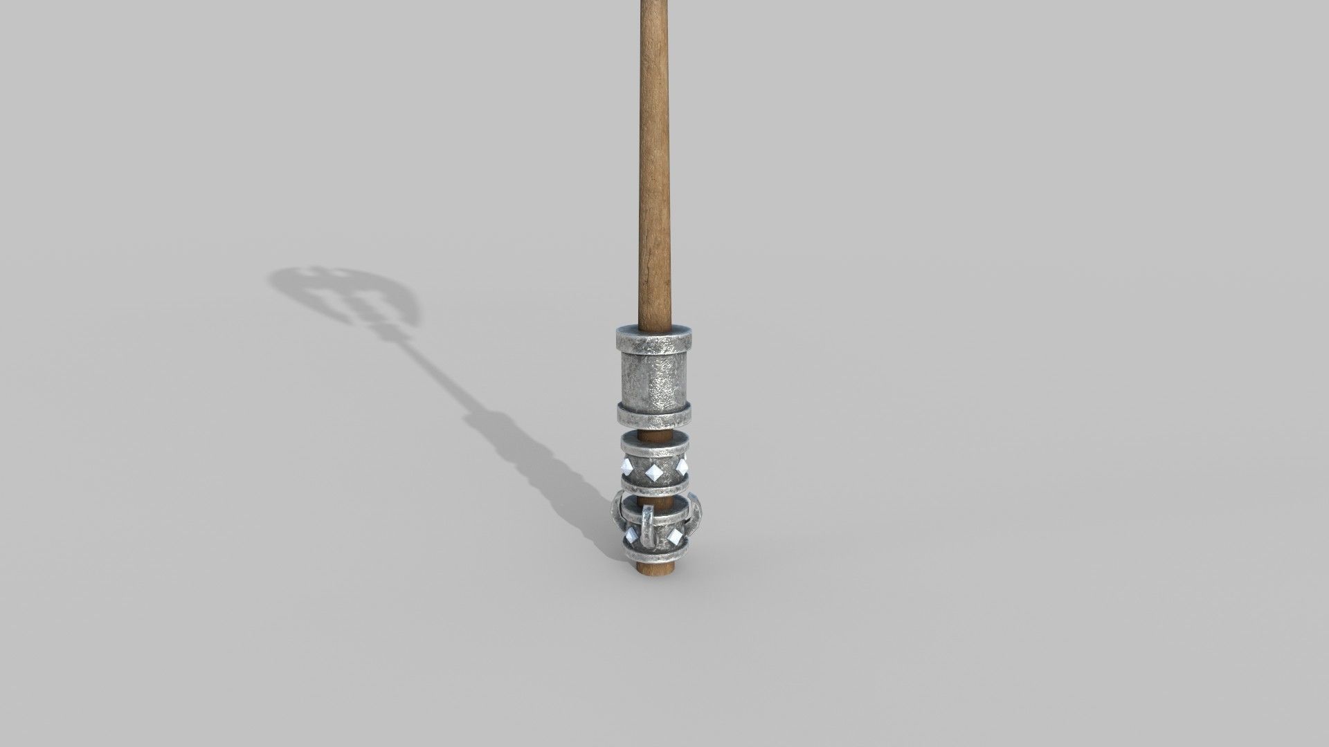 Sci-fi Battle Axe 3D model_4