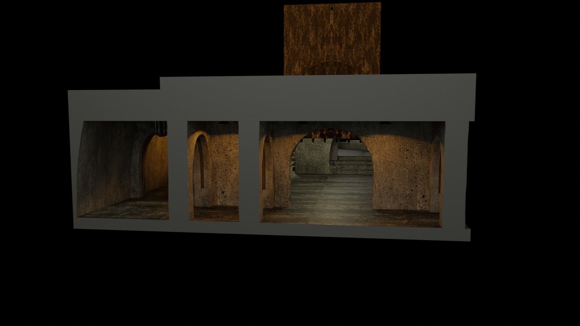 Jabbas Throne Room - Set 8 - Boiler Room 1-12 scale Blackseries  3D print model_32