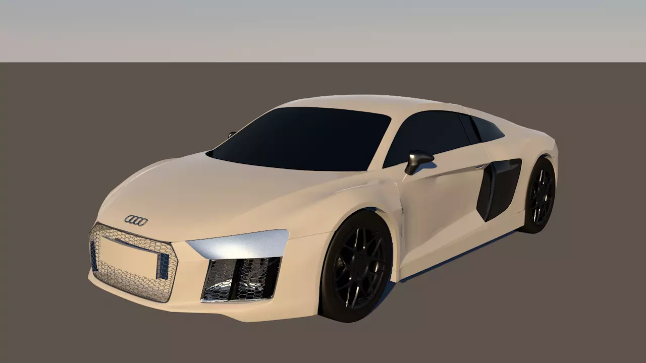 audi r8 Free 3D model