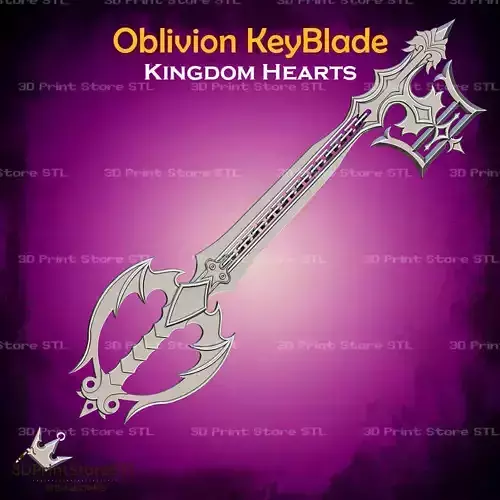 Oblivion KeyBlade Cosplay Kingdom Hearts - STL File