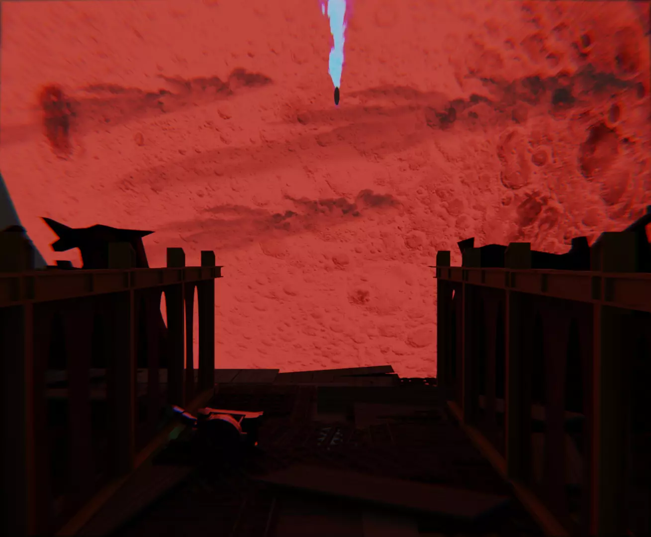 arcane red moon scene 3D model_0