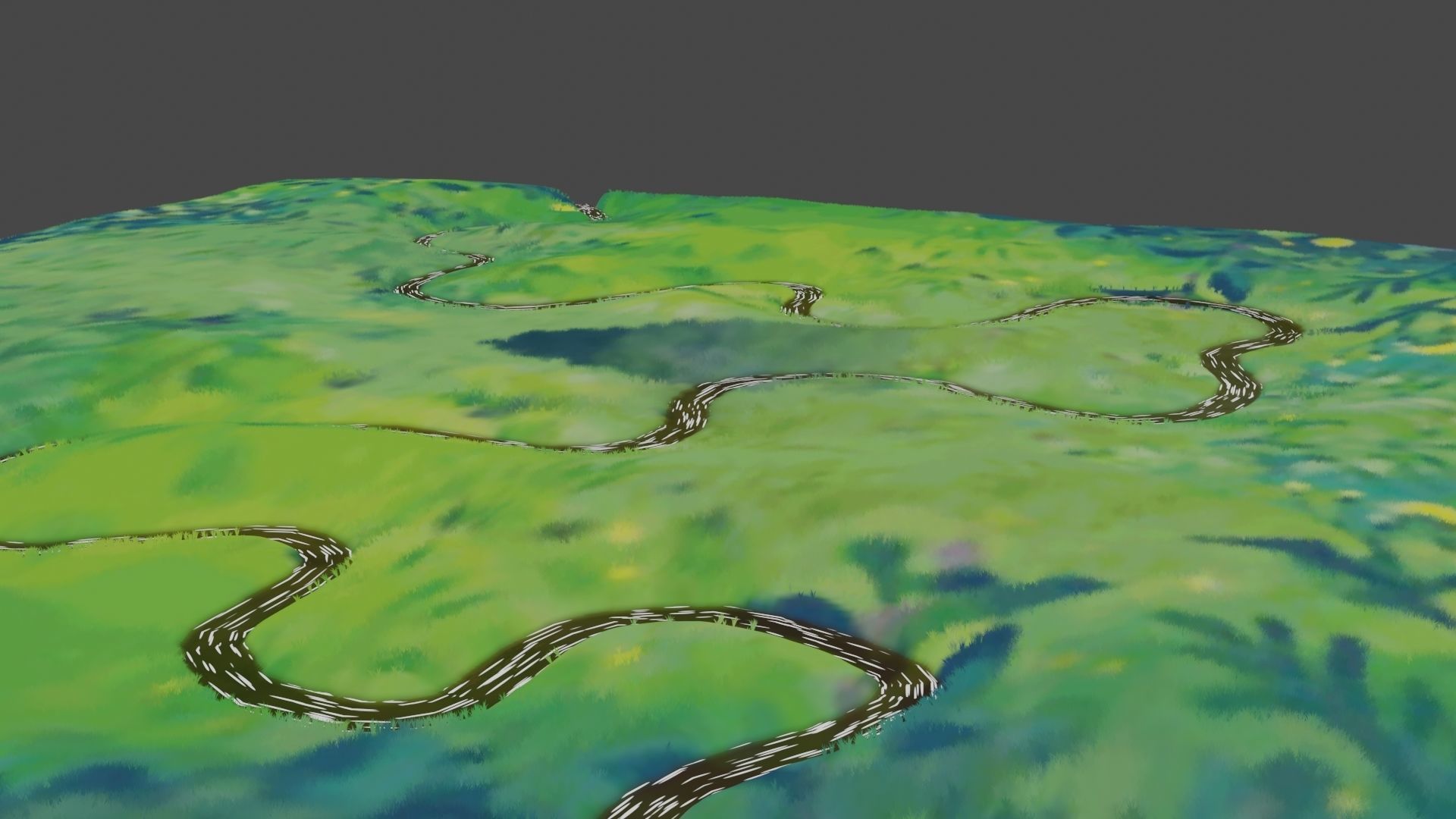 landscape forest 3D model_4