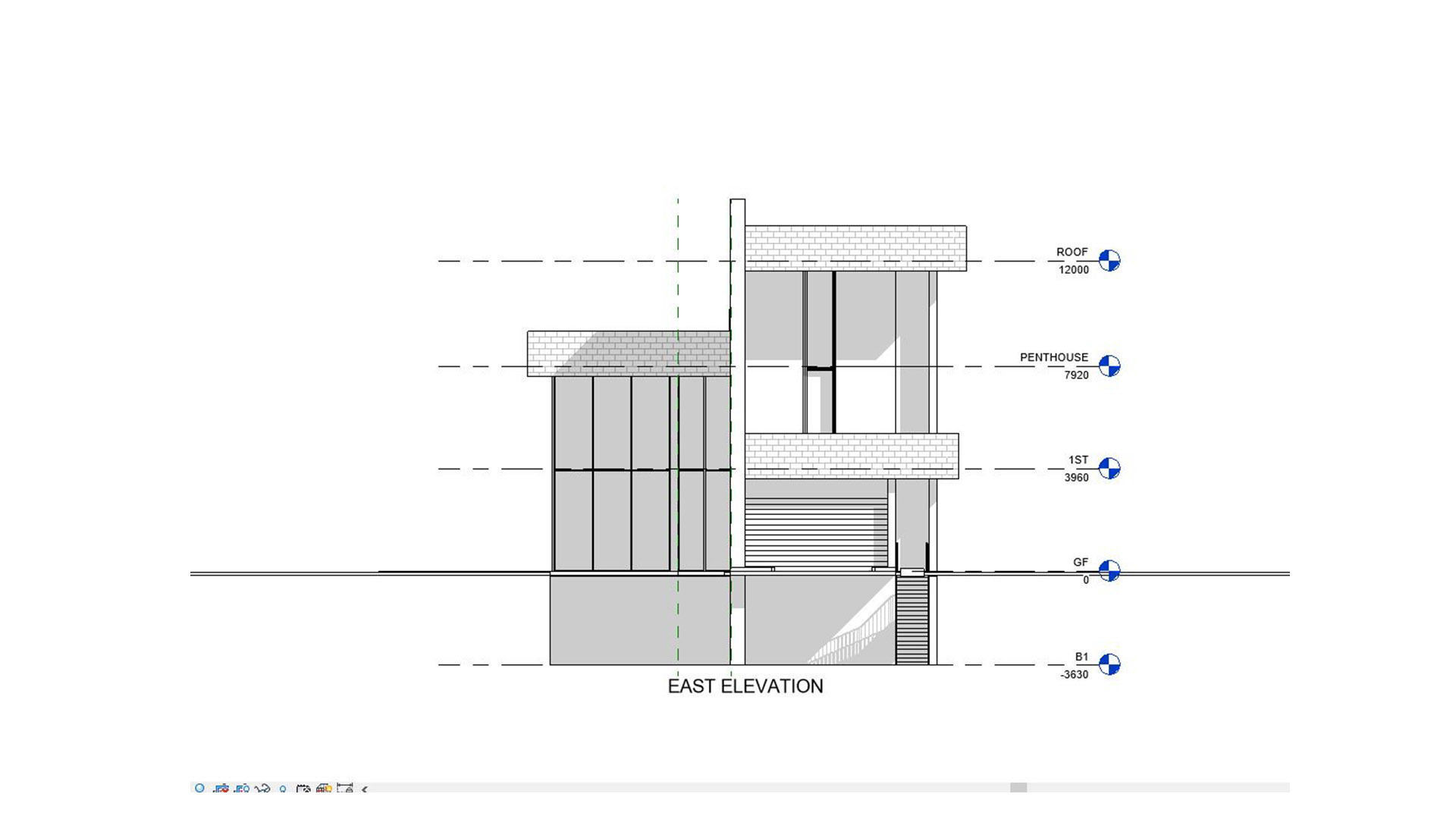 Modern house full project Revit and Lumion 3d grass 3D model_15