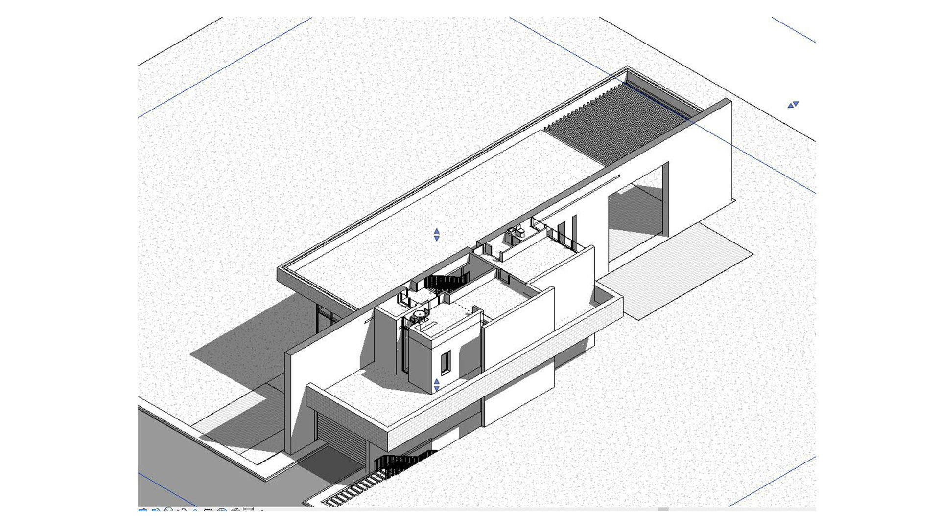 Modern house full project Revit and Lumion 3d grass 3D model_17
