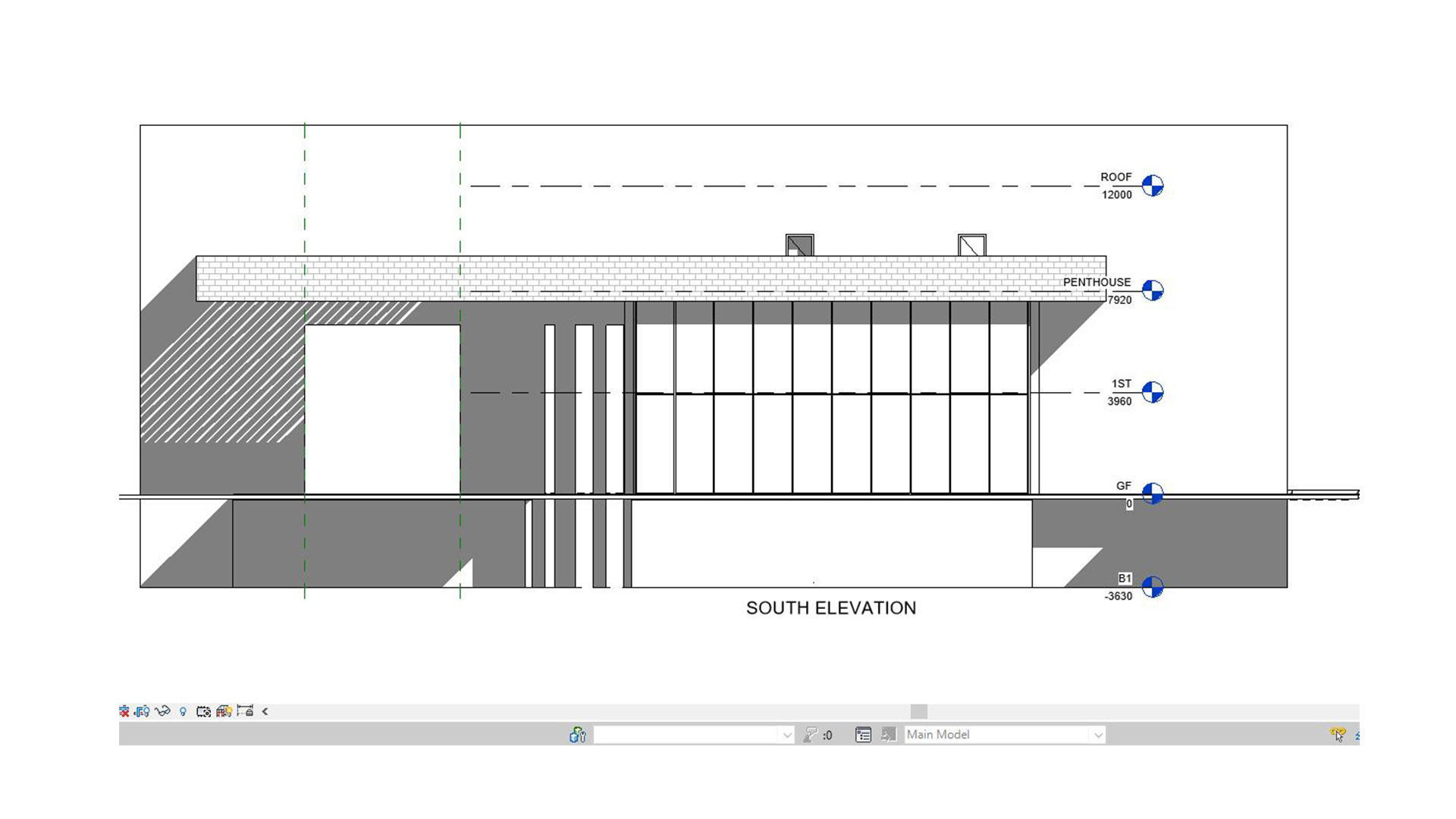 Modern house full project Revit and Lumion 3d grass 3D model_13
