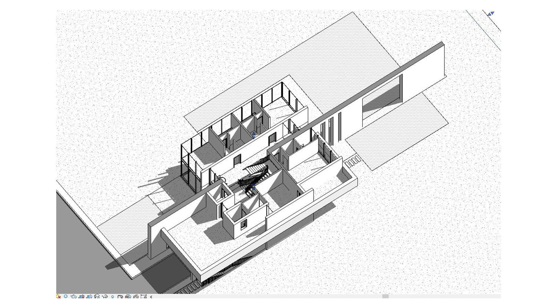 Modern house full project Revit and Lumion 3d grass 3D model_18