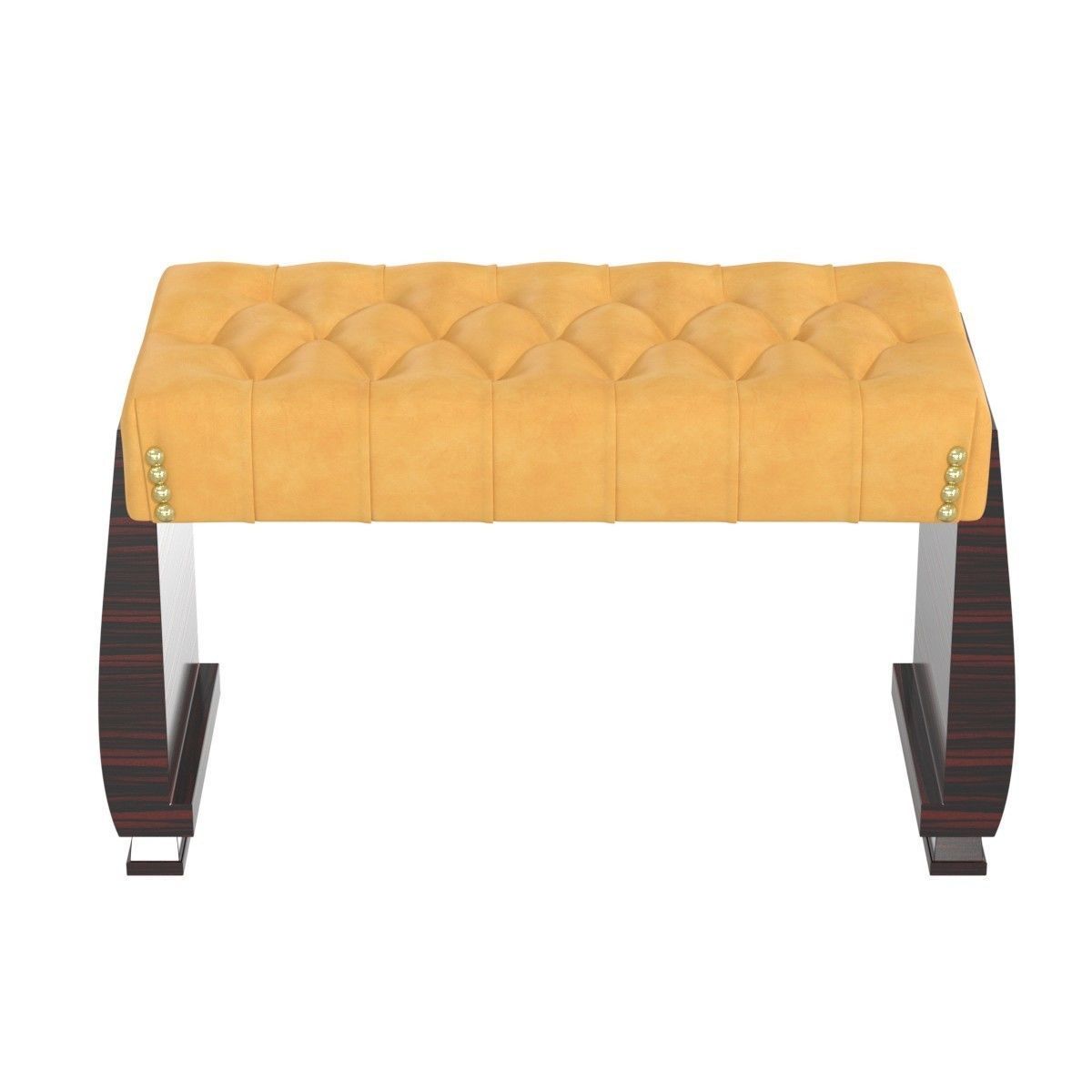 Rare Steinway   Sons Art Deco style grand piano with bench 3D model_15