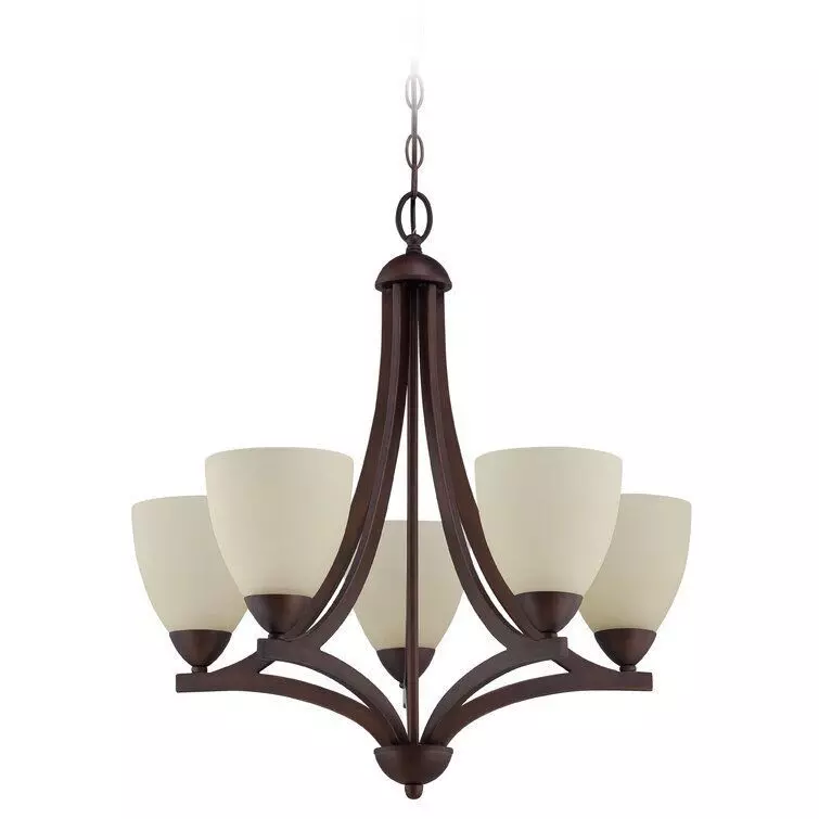 Alvah Light Shaded Classic Traditional Chandelier 3D model_0