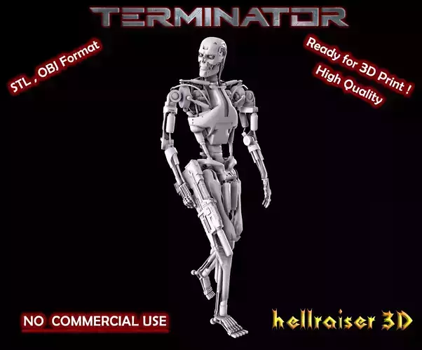 Terminator T-800 Endoskeleton Pose 2